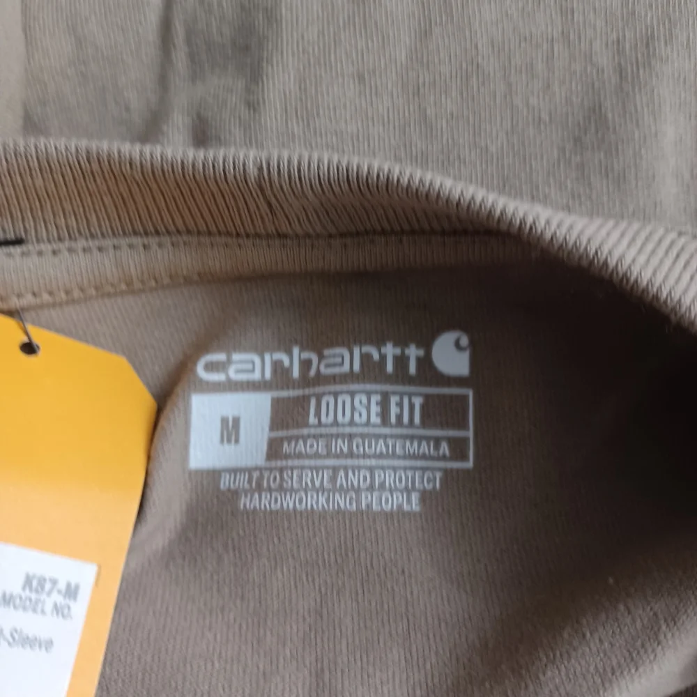 Carhartt Loose Fit Pocket Tee NEW Mens Medium Beige -Heavyweight -Short Sleeve - Picture 7 of 15